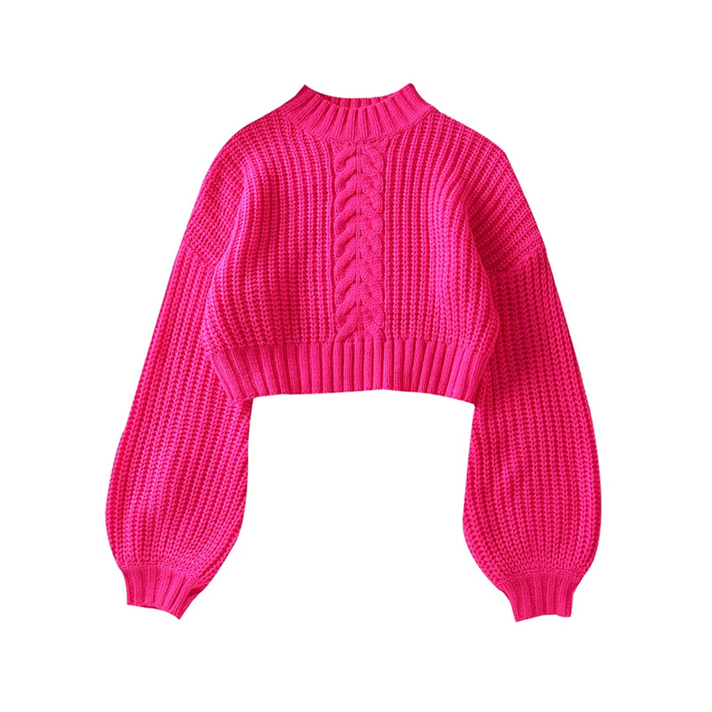 Julianne Cropped Sweater – Felicity Bags